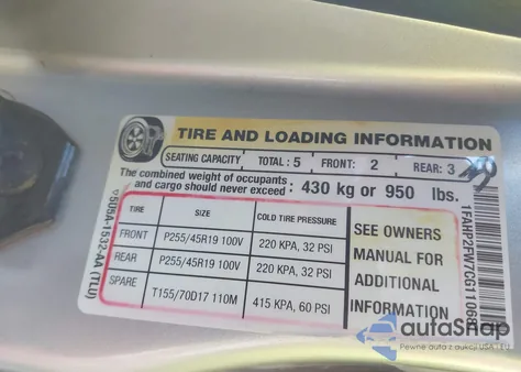 2012 Ford Taurus Limited from USA, damaged, VIN 1FAHP2FW7CG110681